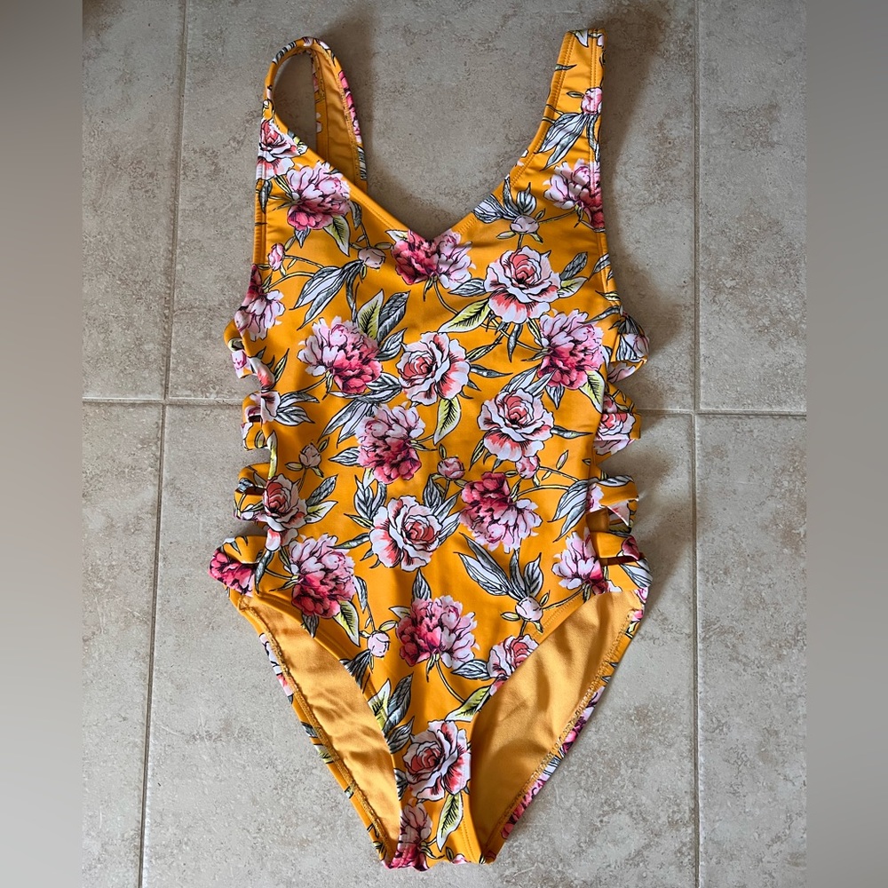 Floral One Piece Swim